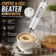 Coffee Beater 2 in 1 Rechargeable Electric Handheld Mixer