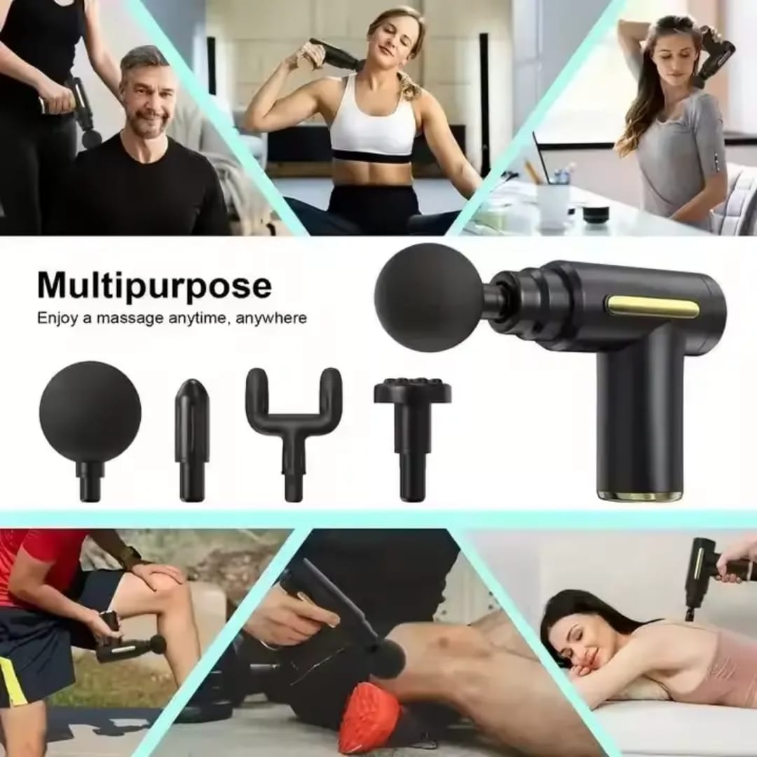 Rechargeable Deep Tissue Massage Gun Machine For Pain Relief