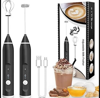 Coffee Beater 2 in 1 Rechargeable Electric Handheld Mixer