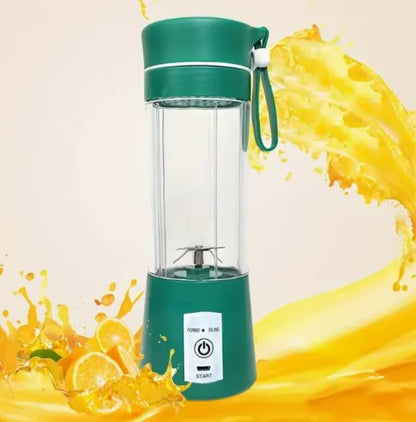 Portable Rechargeable Mini Juicer Machine - 6 Blades and Solid Material