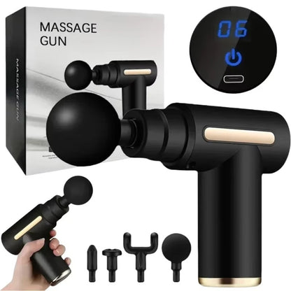 Rechargeable Deep Tissue Massage Gun Machine For Pain Relief