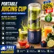 Portable Juicer Blender Rechargeable Mini Bottle with 6 Blades
