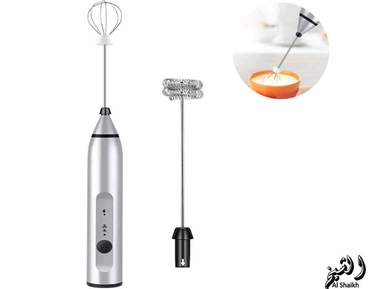 Coffee Beater 2 in 1 Rechargeable Electric Handheld Mixer