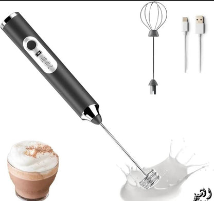 Coffee Beater 2 in 1 Rechargeable Electric Handheld Mixer